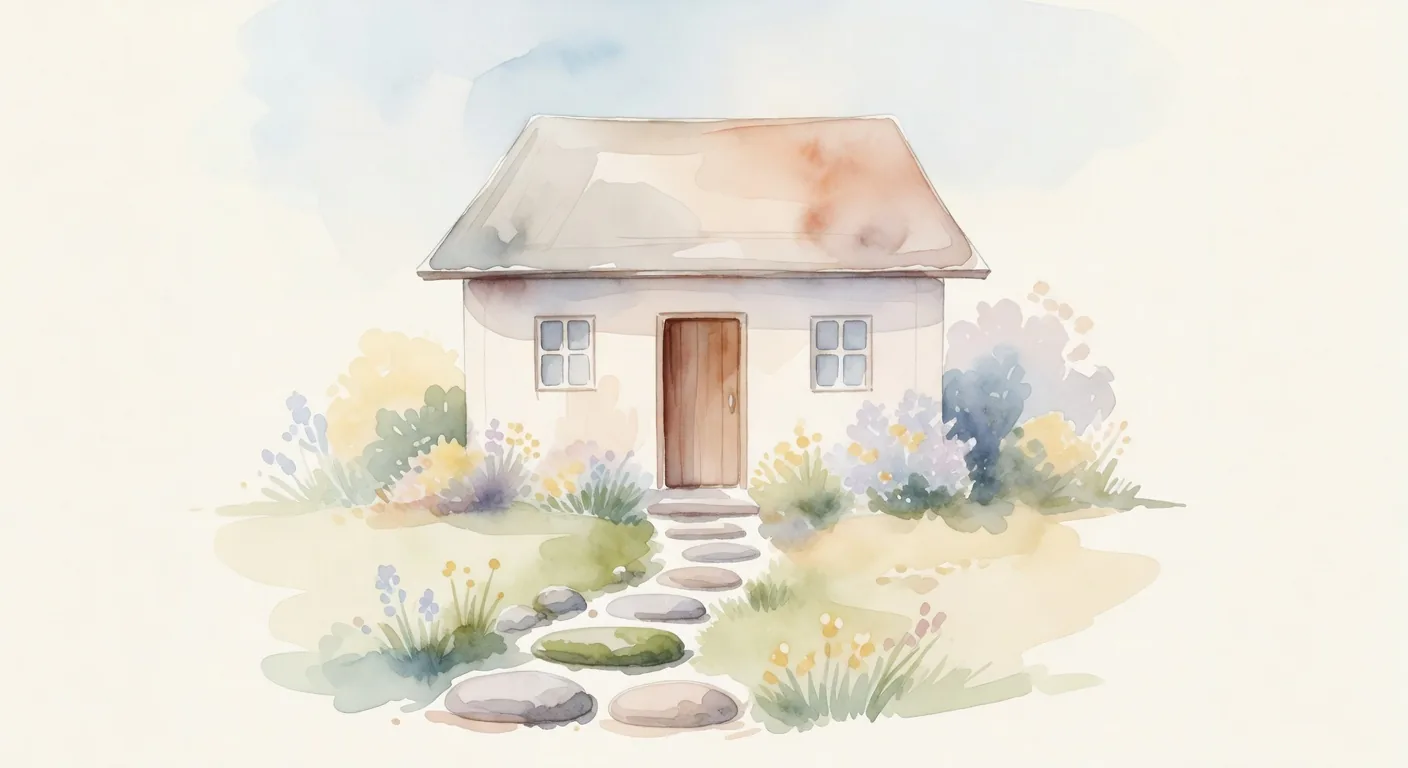 Cozy Watercolor Cottage