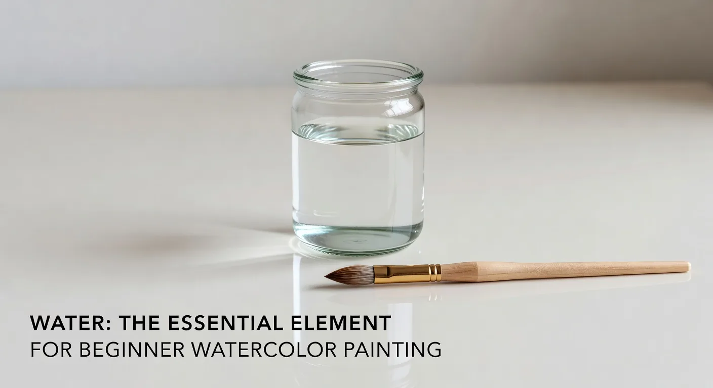Watercolor Water Jar